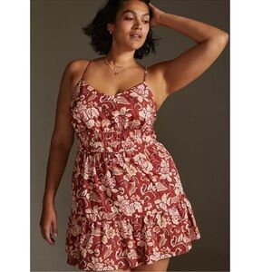 Anthropologie Sleeveless Somerset Mini Dress